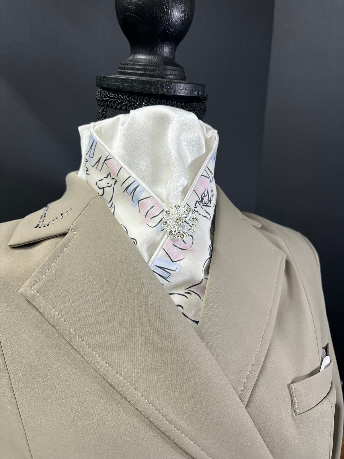 Afternoon at the Races Dressage Stock Tie