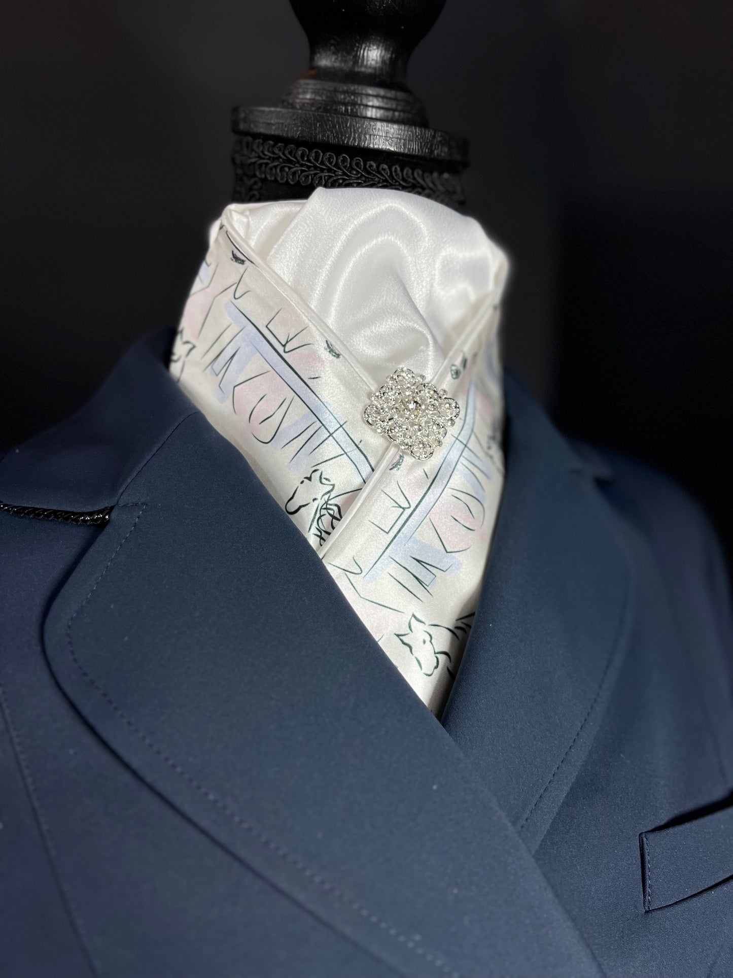 Afternoon at the Races Dressage Stock Tie