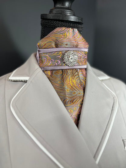 Sunset Flight Traditional Dressage Stock Tie