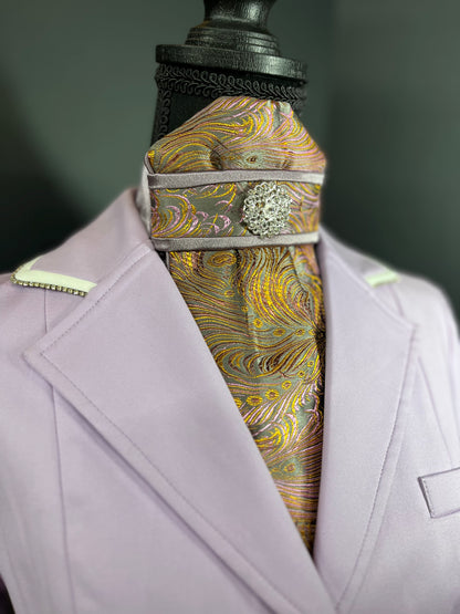 Sunset Flight Traditional Dressage Stock Tie