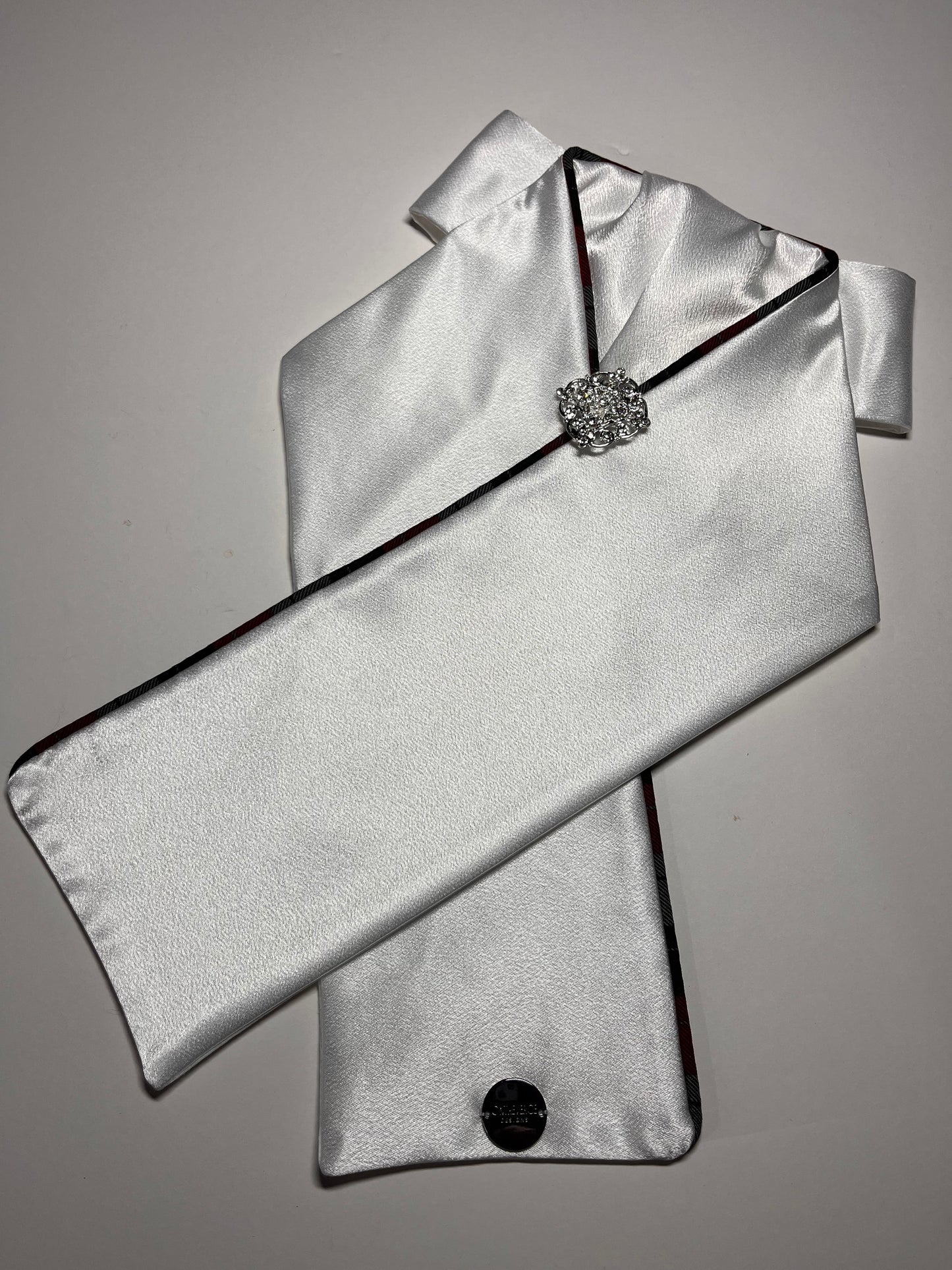 The Basic Plaid Dressage Stock Tie