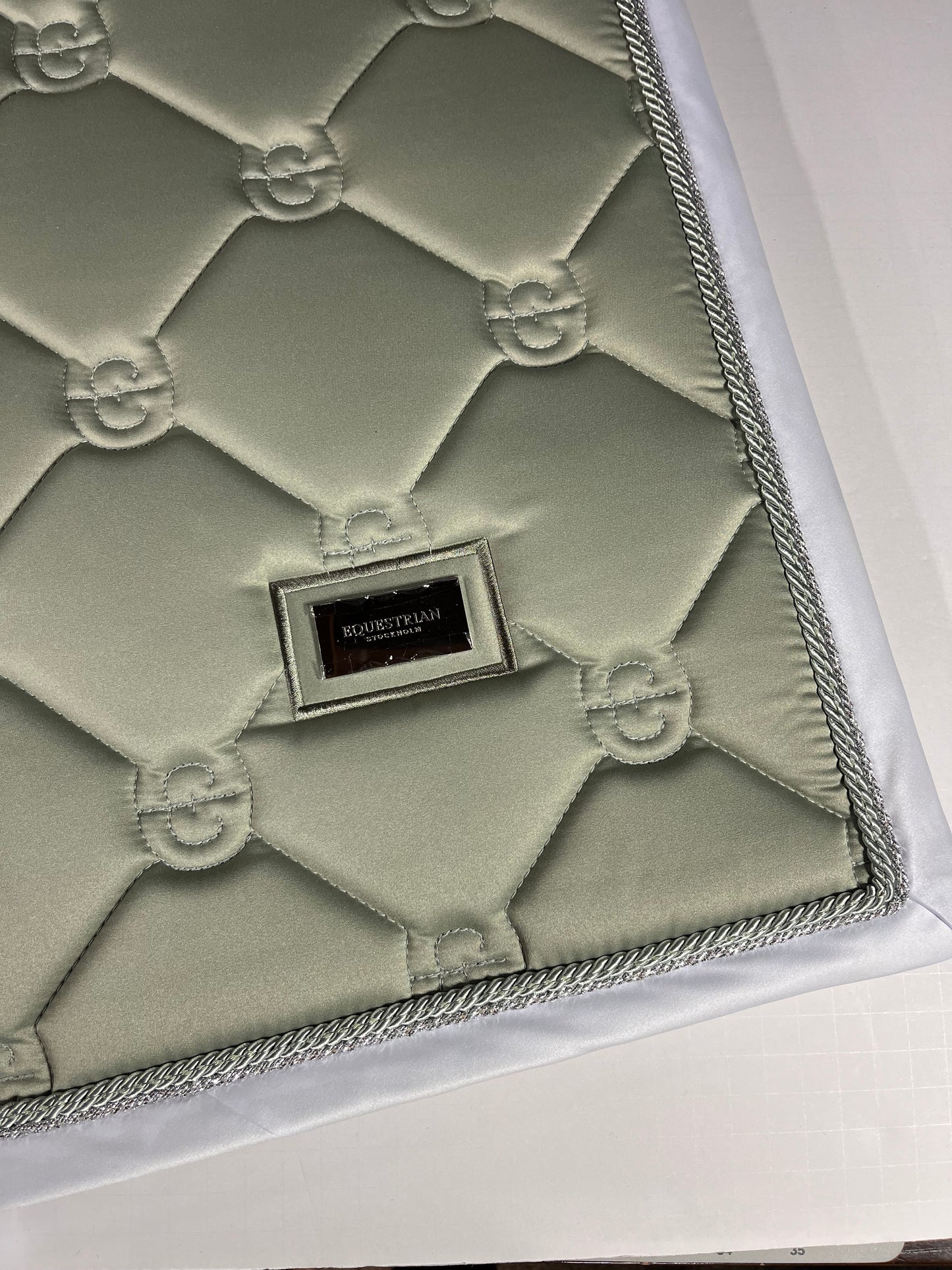 Equestrian Stockholm Dressage Saddle Pad with ES LOGO Multiple Colors -Full Size-