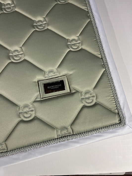 Equestrian Stockholm Dressage Saddle Pad with ES LOGO Multiple Colors -Full Size-