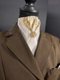 The Basic Golden Swirl Dressage Stock Tie