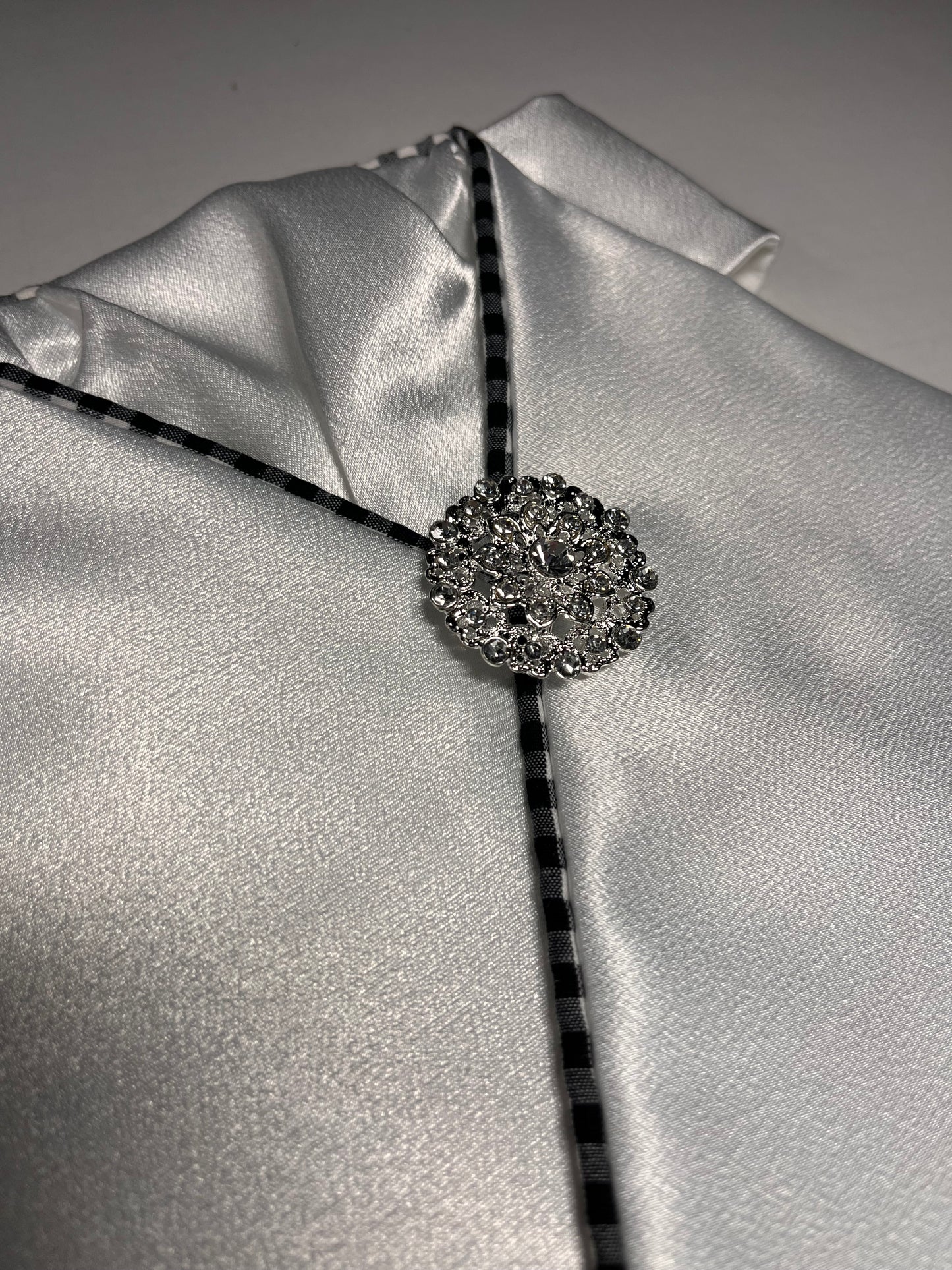 “The Basic” Gingham Dressage Stock Tie