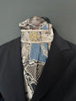 Abstract Blue Traditional Dressage Stock Tie