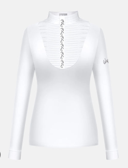 Fair Play Lyndal Competition Shirt White