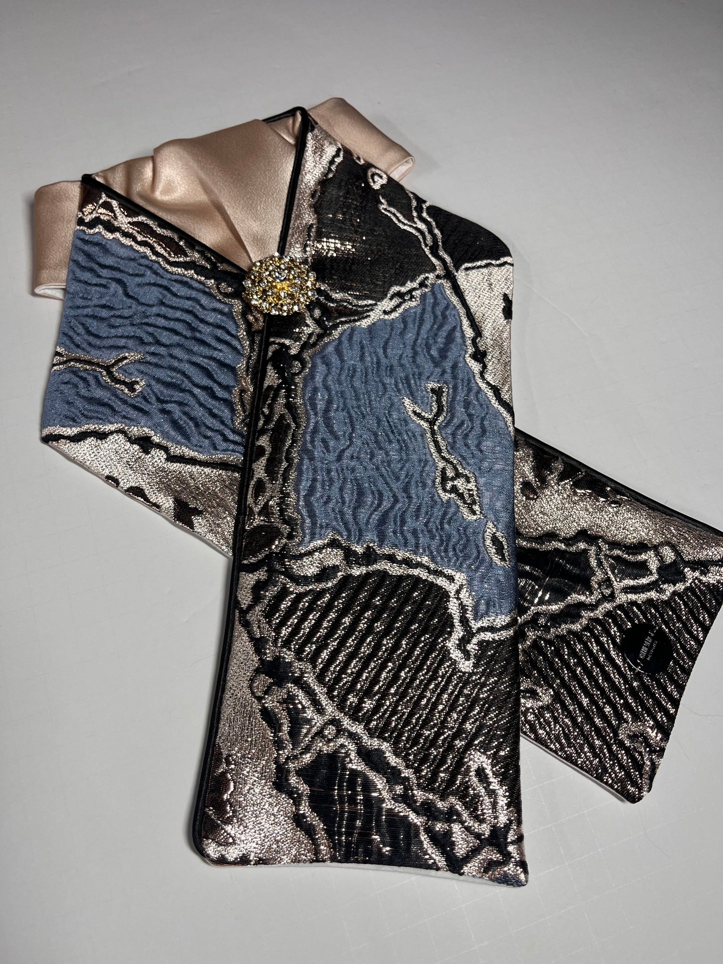 Equestrian Stockholm Modern Mocha and Abstract Blue Bundle