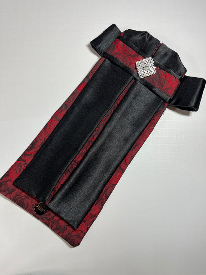 Rose Queen Euro Pleat Dressage Stock Tie