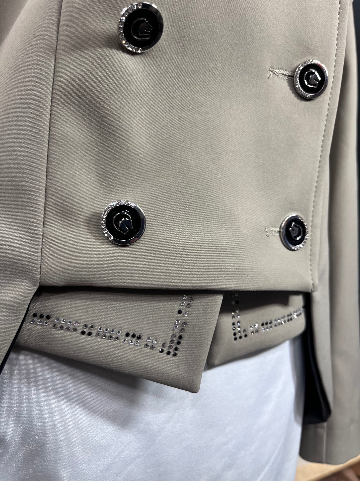 Fair Play Reiko Short Tail Coat Almond Frost