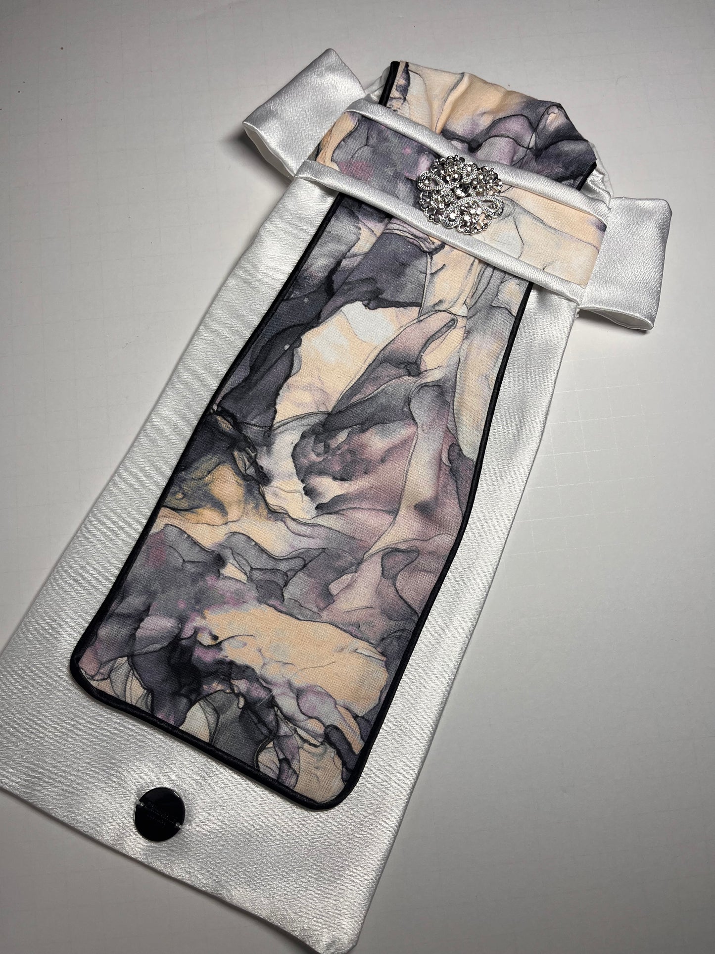 Marble Traditional Dressage Stock Tie