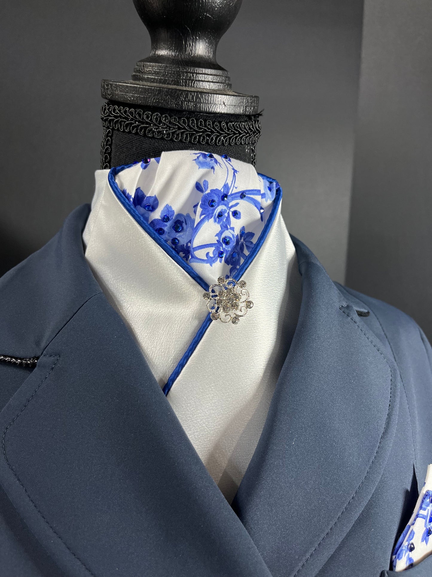 The Essential Imogen Crystal Dressage Stock Tie