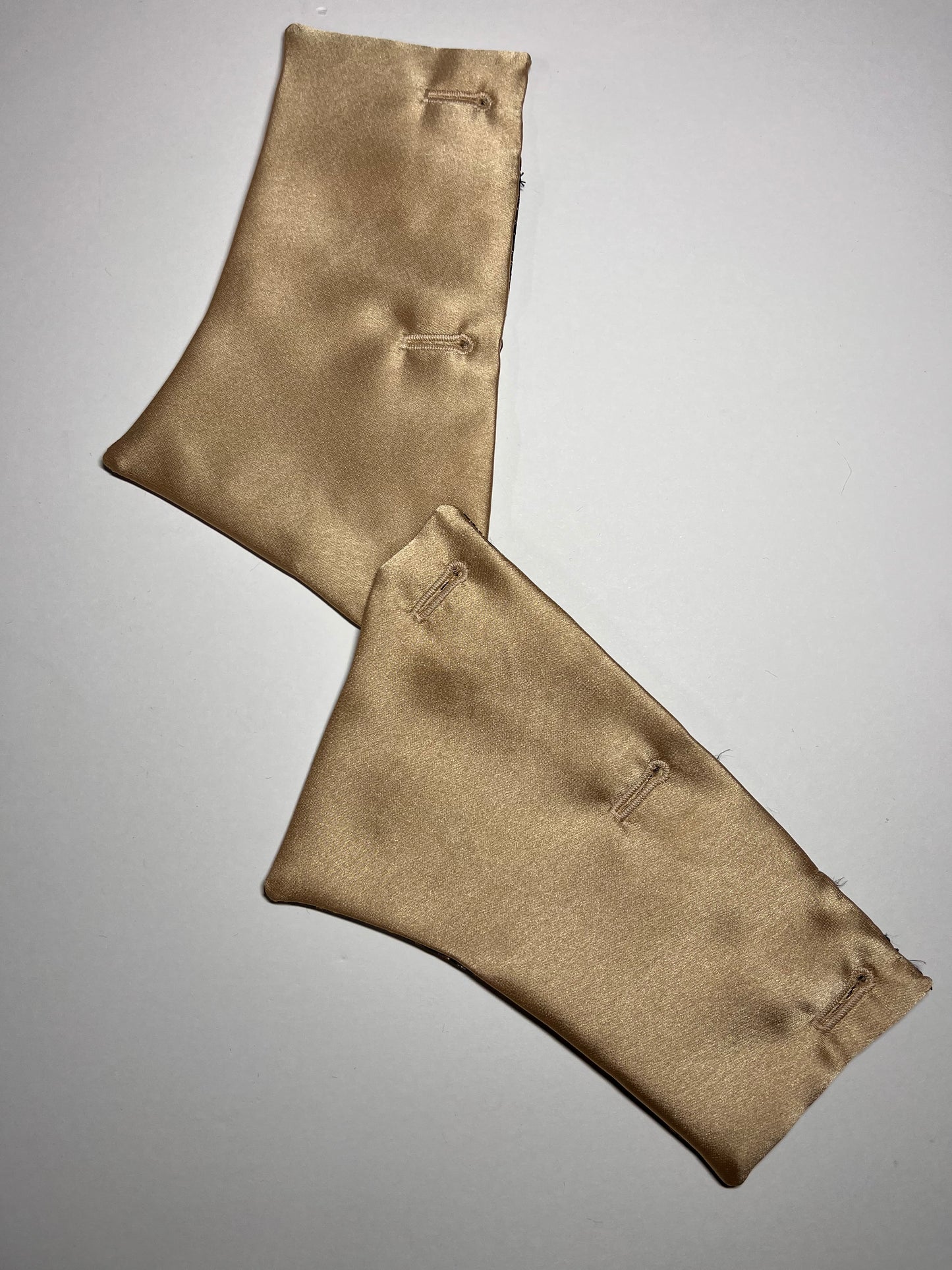 Antique Gold and Black Silk