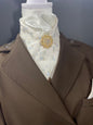 Flower Buds Ivory Accent Dressage Stock Tie