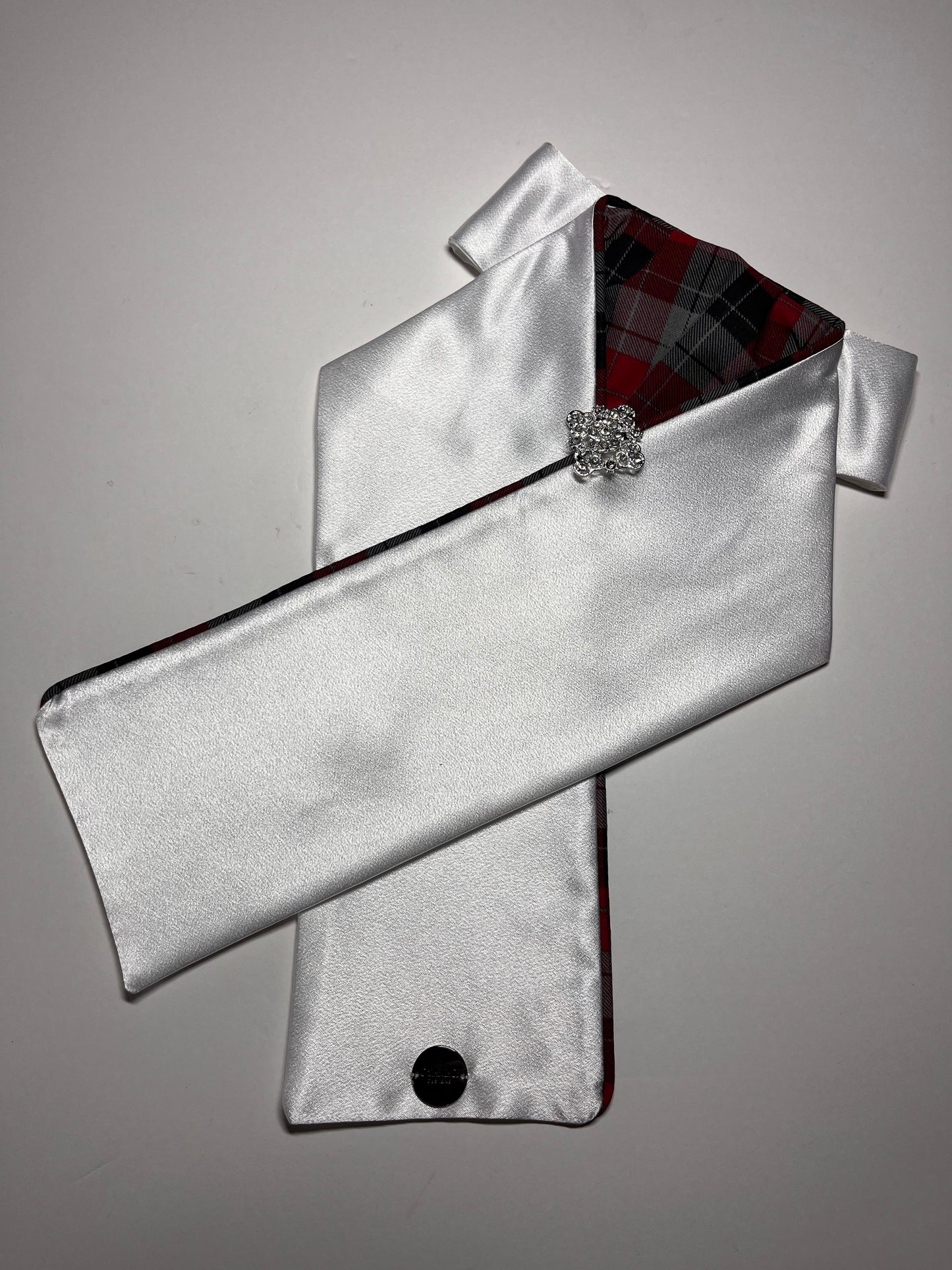 The Plaid Dressage Stock Tie