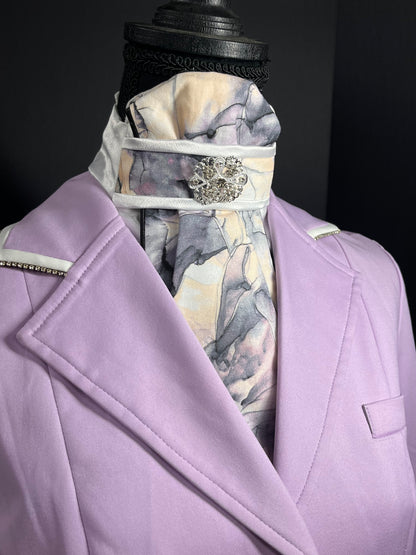 Marble Traditional Dressage Stock Tie