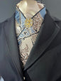 Abstract Blue Dressage Stock Tie