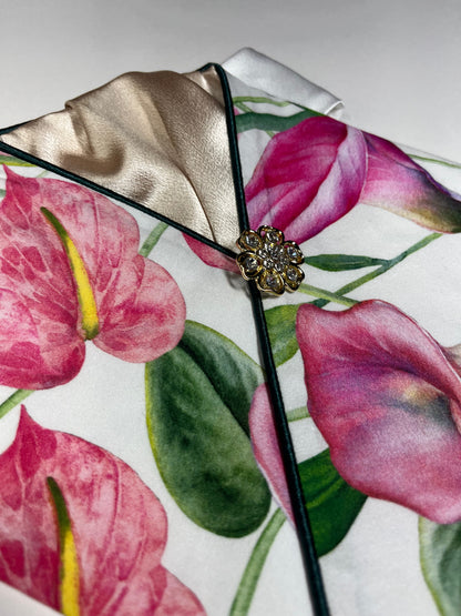Pink Lily Dressage Stock Tie