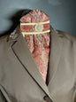 Bordeaux Gold Traditional Dressage Stock Tie