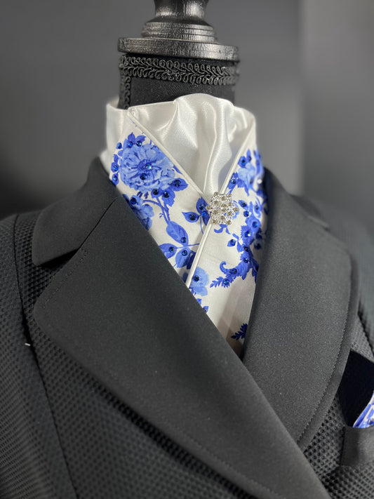 Imogen Crystal Dressage Stock Tie