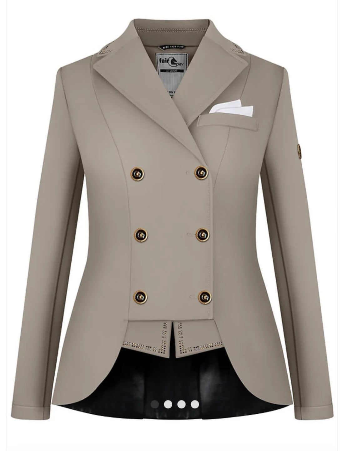 Fair Play Reiko Short Tail Coat Almond Frost