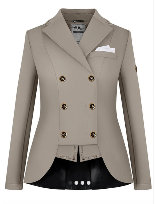 Fair Play Reiko Short Tail Coat Almond Frost