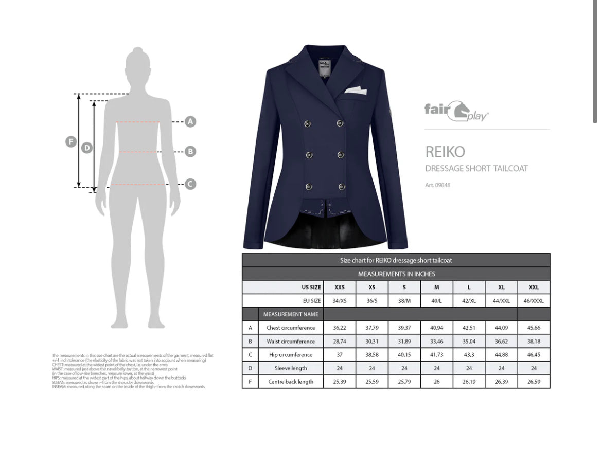 Fair Play Lexim Chic Short Tail Coat