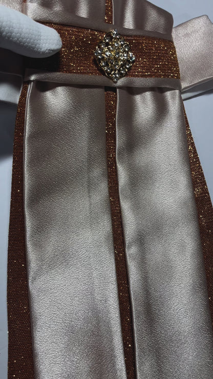 Spice Euro Pleat Dressage Stock Tie