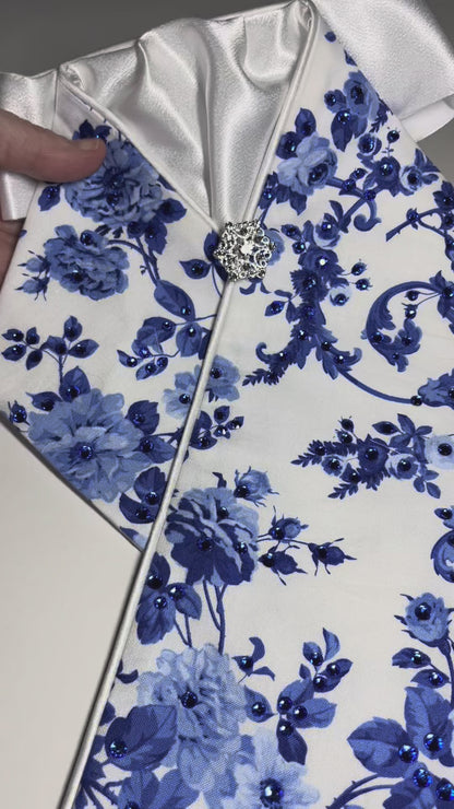 Imogen Crystal Dressage Stock Tie