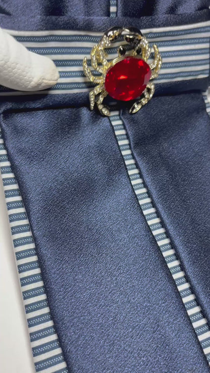 Cape Cod Euro Pleat Dressage Stock Tie